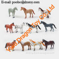 3D pvc horses toy